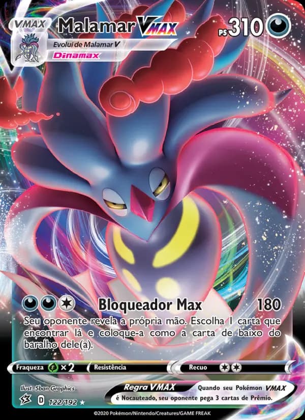 Malamar VMAX, carta 122 de Rixa Rebelde