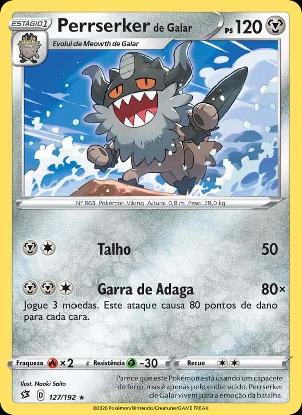 Perrserker de Galar, carta 127 de Rixa Rebelde