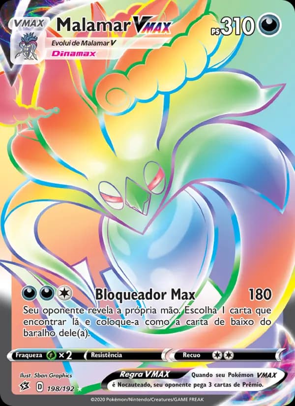 Malamar VMAX, carta 198 de Rixa Rebelde