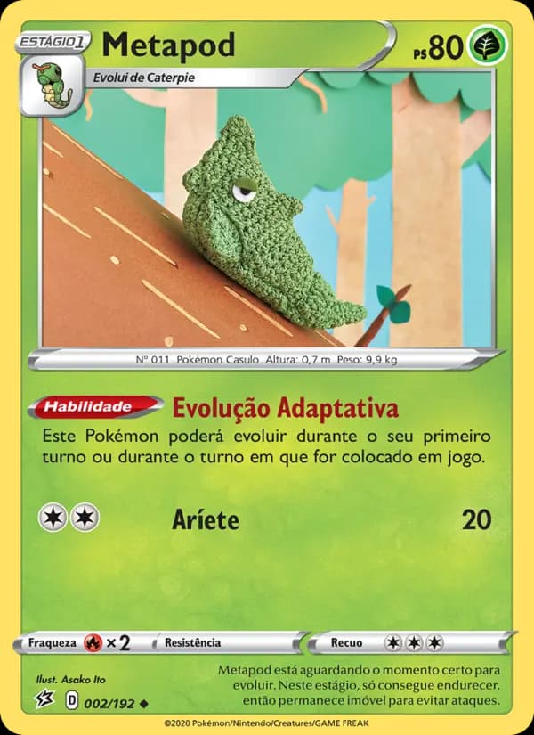 Metapod, carta 2 de Rixa Rebelde