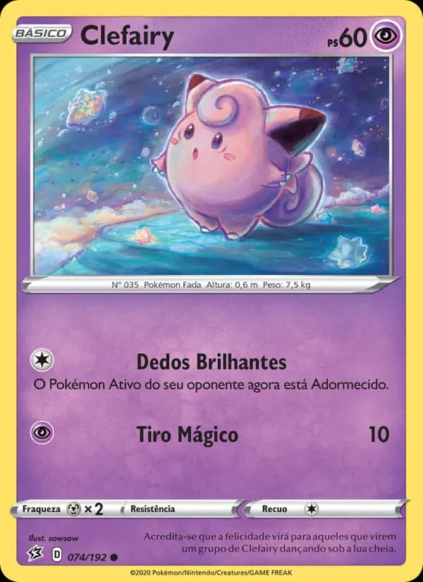Clefairy, carta 74 de Rixa Rebelde