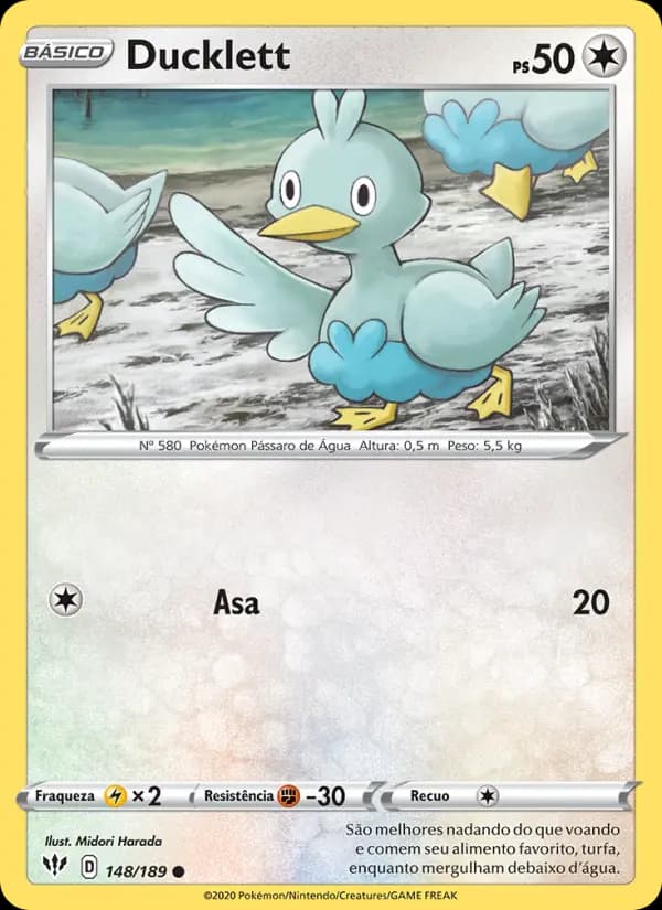 Ducklett, carta 148 de Escuridão Incandescente