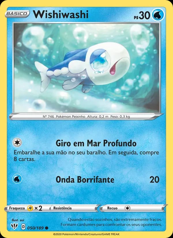 Wishiwashi, carta 50 de Escuridão Incandescente