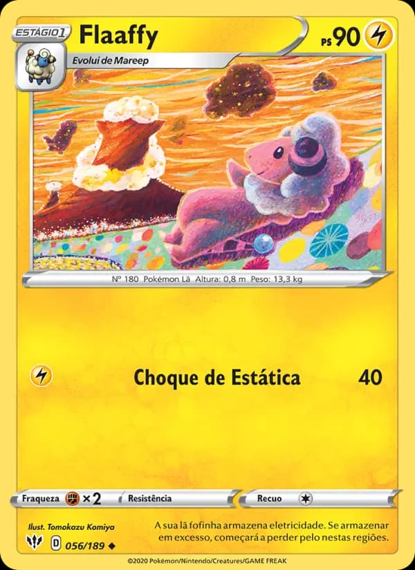 Flaaffy, carta 56 de Escuridão Incandescente