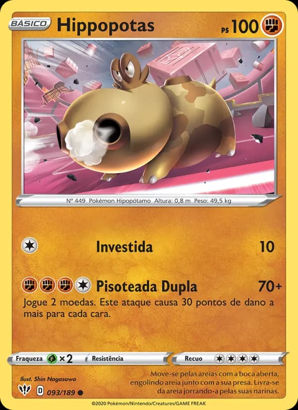 Hippopotas, carta 93 de Escuridão Incandescente