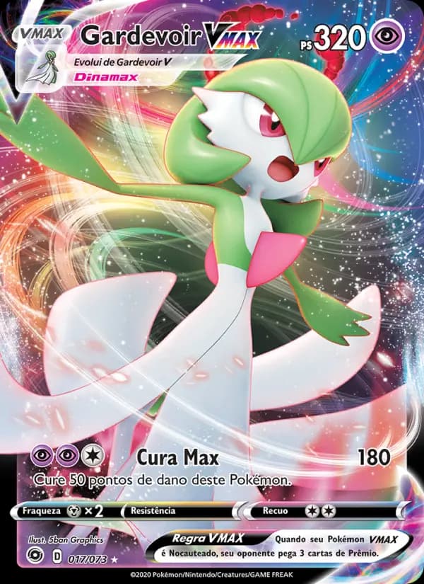 Gardevoir VMAX, carta 17 de Caminho do Campeão