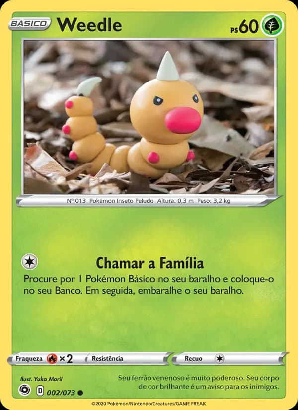 Weedle, carta 2 de Caminho do Campeão