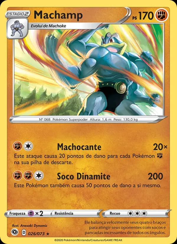Machamp, carta 26 de Caminho do Campeão