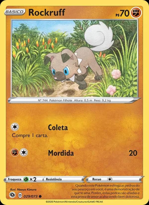 Rockruff, carta 29 de Caminho do Campeão