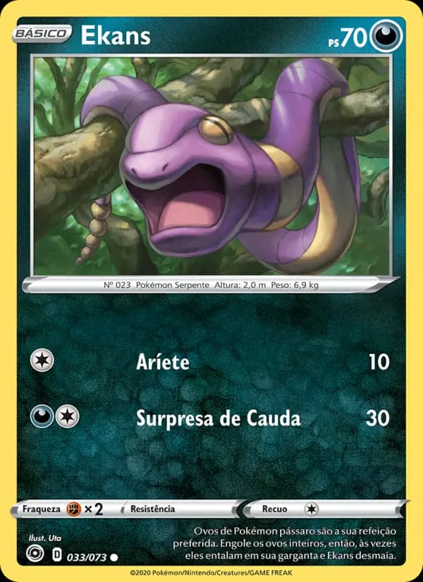 Ekans, carta 33 de Caminho do Campeão