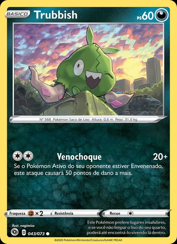 Trubbish, carta 43 de Caminho do Campeão