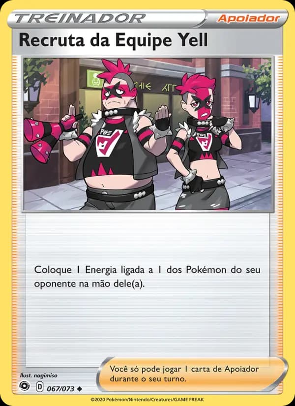 Recruta da Equipe Yell, carta 67 de Caminho do Campeão