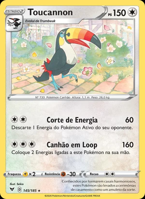 Toucannon, carta 145 de Voltagem Vívida