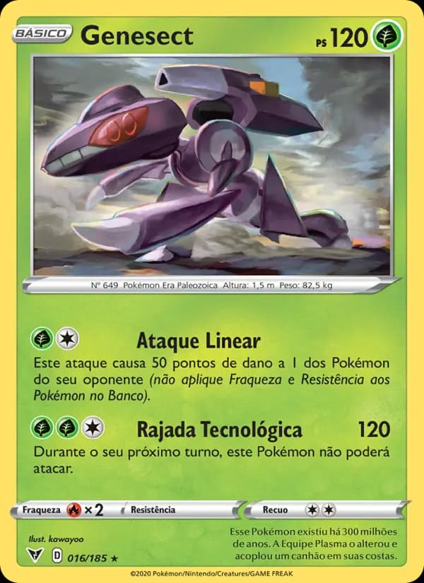 Genesect, carta 16 de Voltagem Vívida