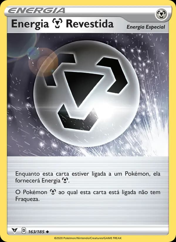 Energia Metal Revestida, carta 163 de Voltagem Vívida
