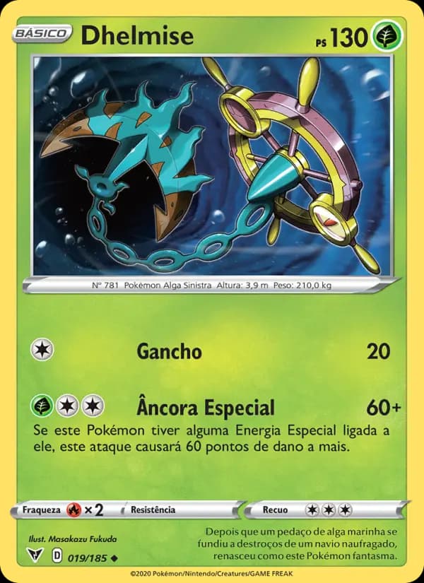 Dhelmise, carta 19 de Voltagem Vívida