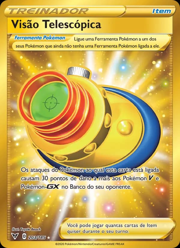 Visão Telescópica, carta 203 de Voltagem Vívida