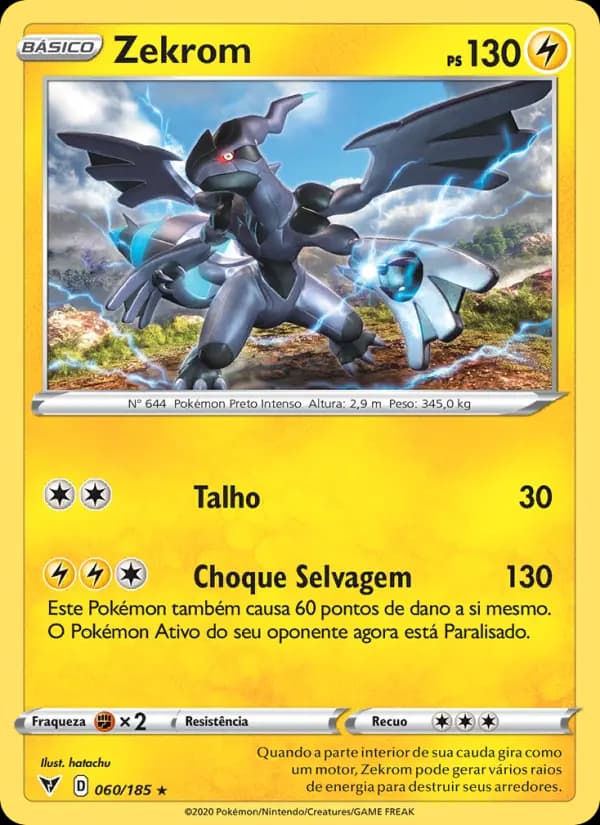 Zekrom, carta 60 de Voltagem Vívida