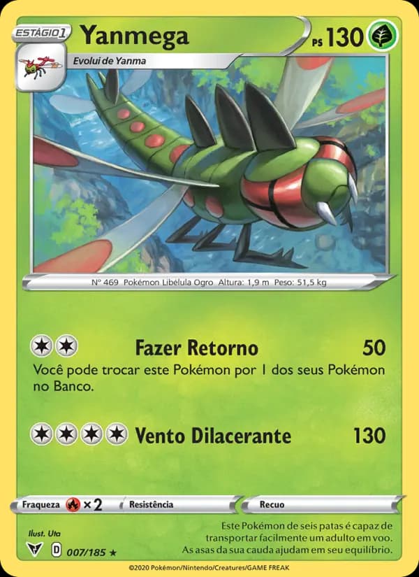 Yanmega, carta 7 de Voltagem Vívida