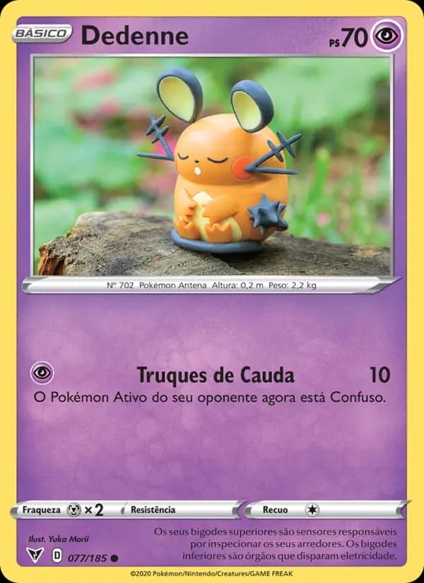 Dedenne, carta 77 de Voltagem Vívida