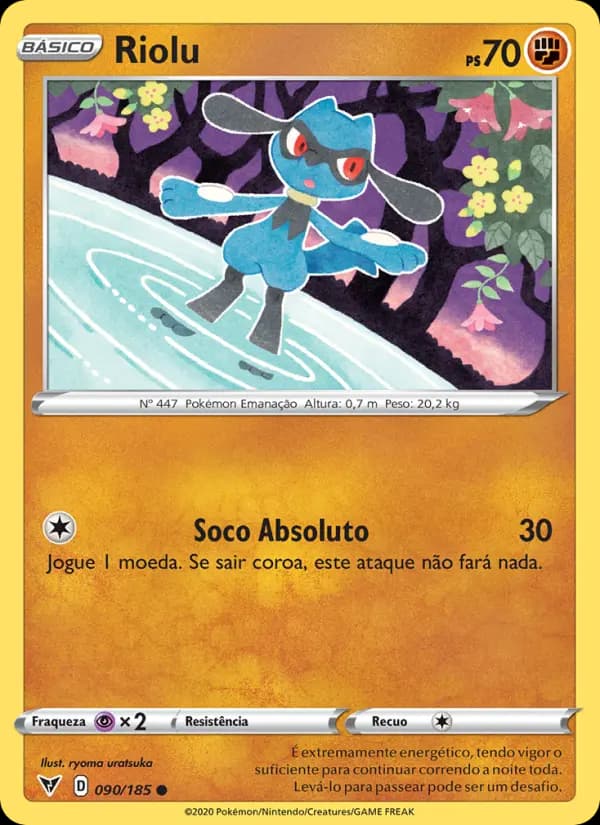 Riolu, carta 90 de Voltagem Vívida