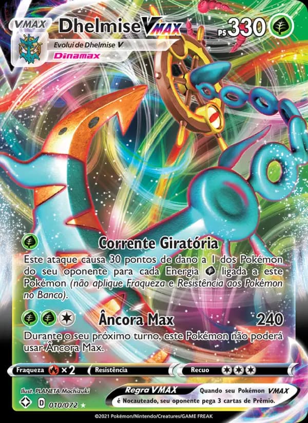 Dhelmise VMAX, carta 10 de Destinos Brilhantes 