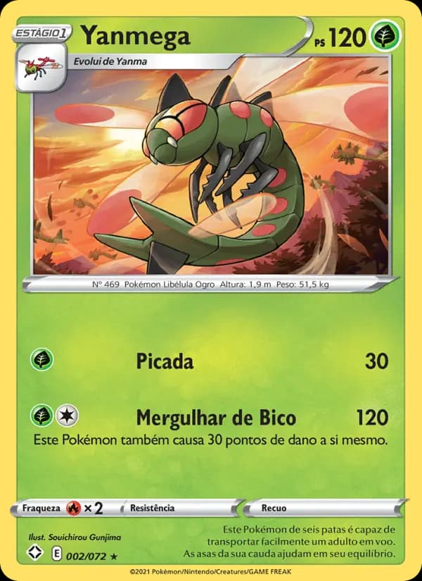 Yanmega, carta 2 de Destinos Brilhantes 