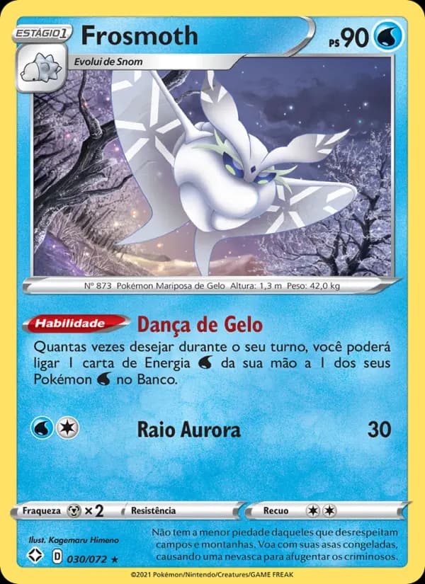 Frosmoth, carta 30 de Destinos Brilhantes 