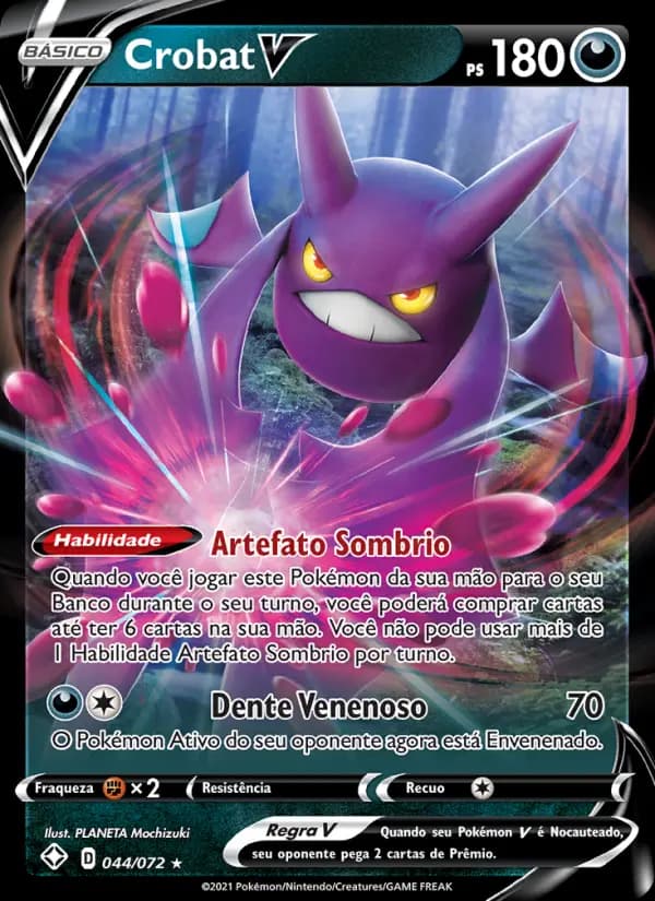 Crobat V, carta 44 de Destinos Brilhantes 