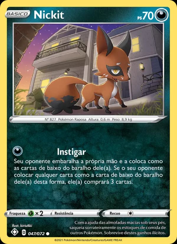 Nickit, carta 47 de Destinos Brilhantes 