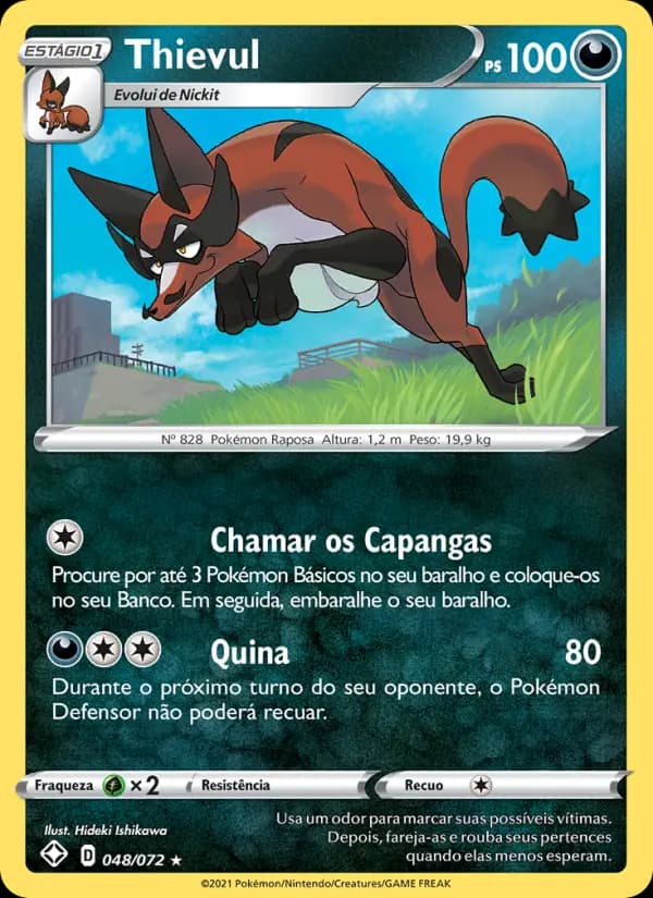 Thievul, carta 48 de Destinos Brilhantes 