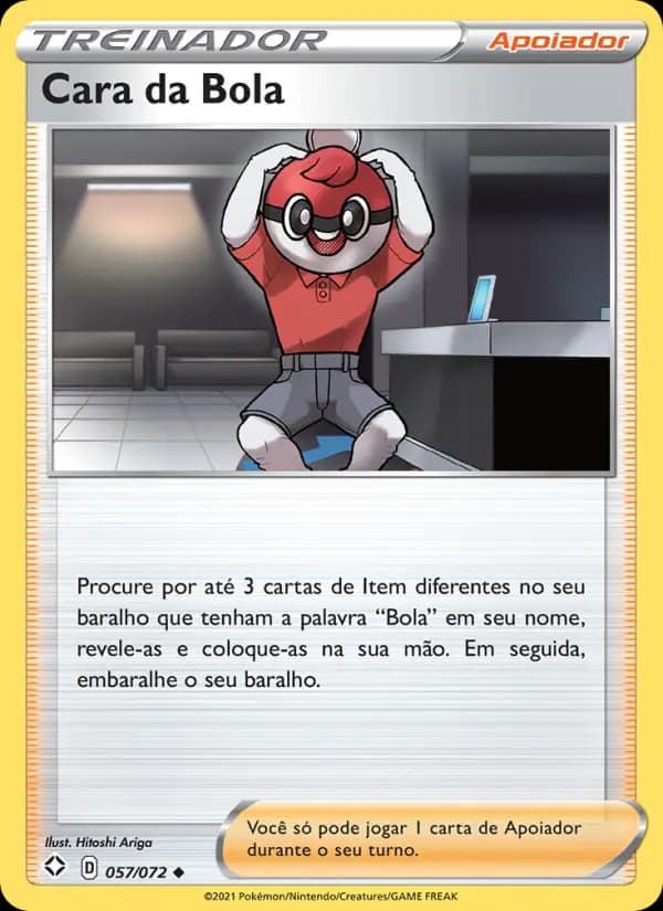 Cara da Bola, carta 57 de Destinos Brilhantes 
