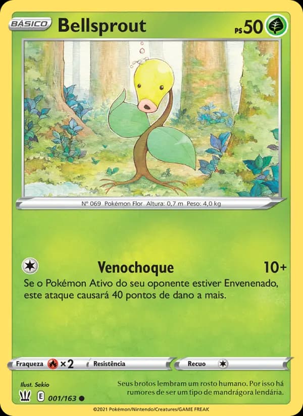 Bellsprout, carta 1 de Estilos de Batalha