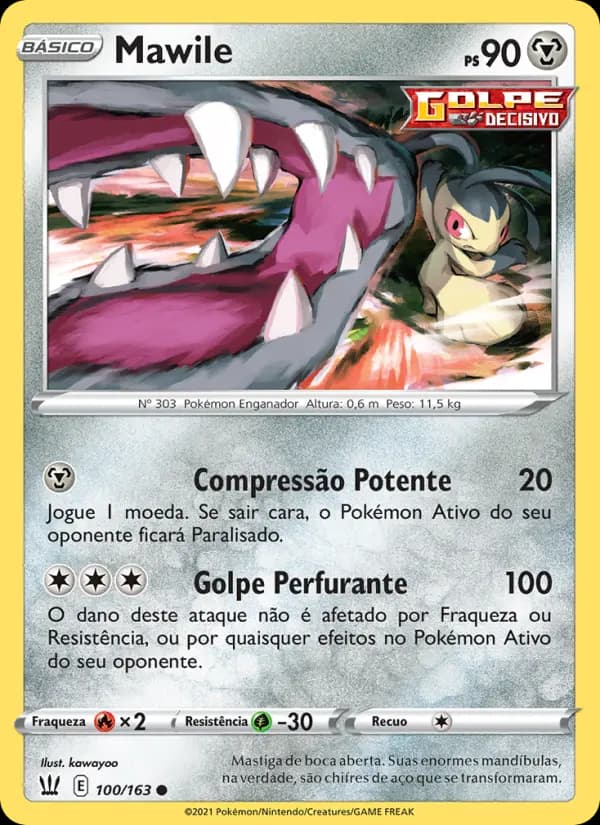 Mawile, carta 100 de Estilos de Batalha