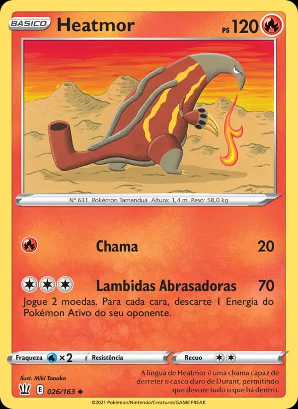 Heatmor, carta 26 de Estilos de Batalha