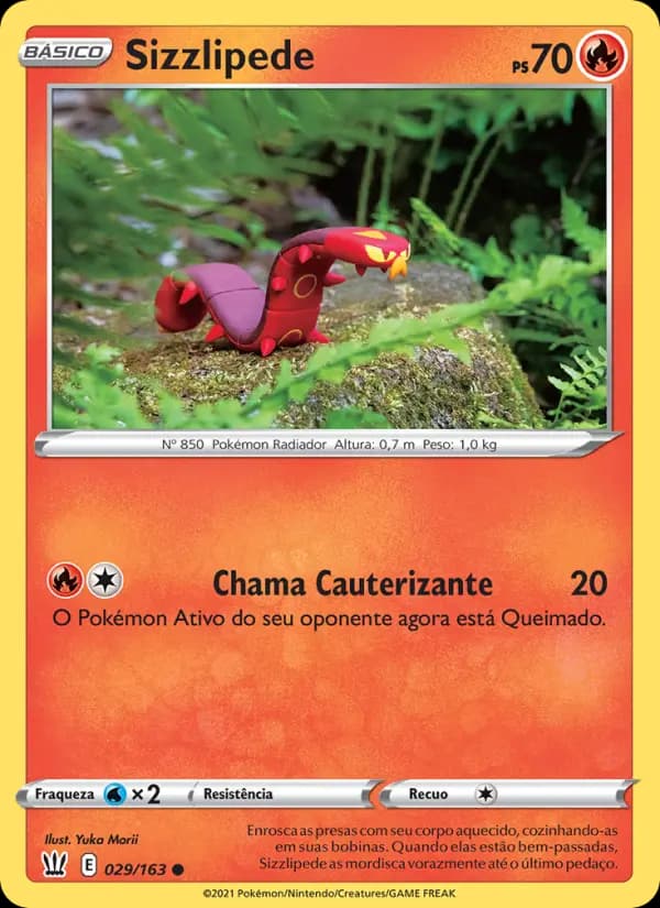 Sizzlipede, carta 29 de Estilos de Batalha