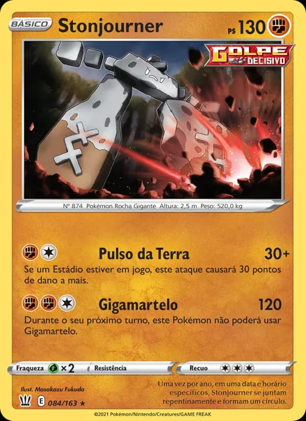 Stonjourner, carta 84 de Estilos de Batalha