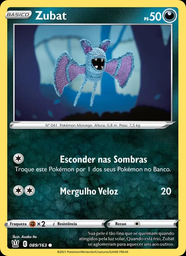 Zubat, carta 89 de Estilos de Batalha