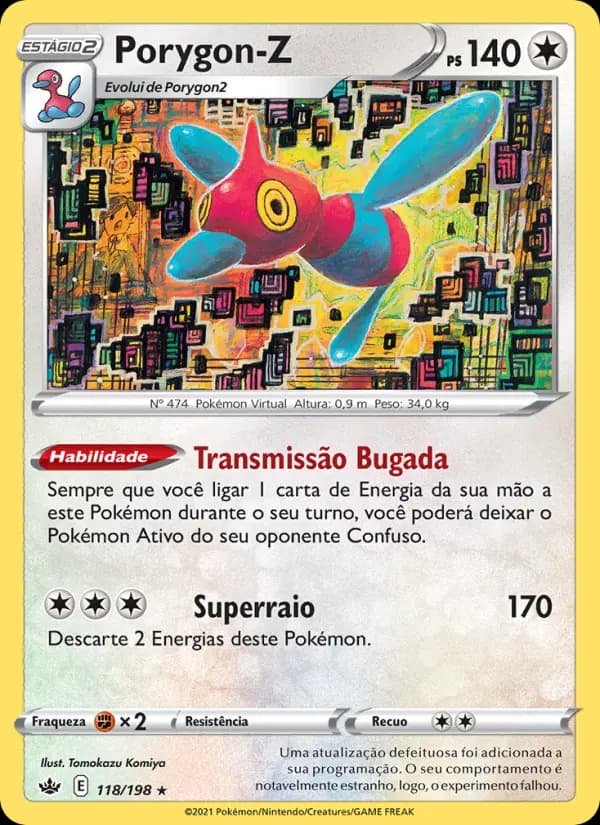Porygon-Z, carta 118 de Reinado Arrepiante