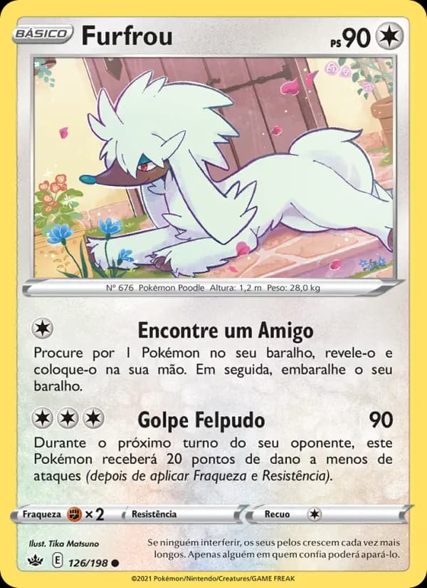 Furfrou, carta 126 de Reinado Arrepiante