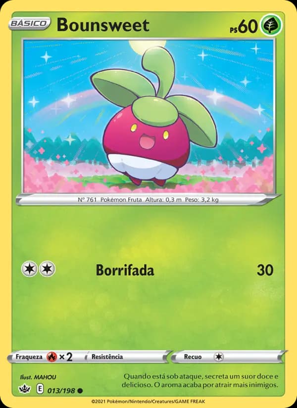 Bounsweet, carta 13 de Reinado Arrepiante