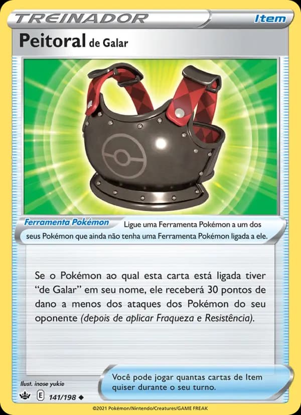 Peitoral de Galar, carta 141 de Reinado Arrepiante