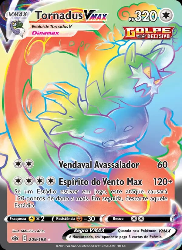 Tornadus VMAX, carta 209 de Reinado Arrepiante