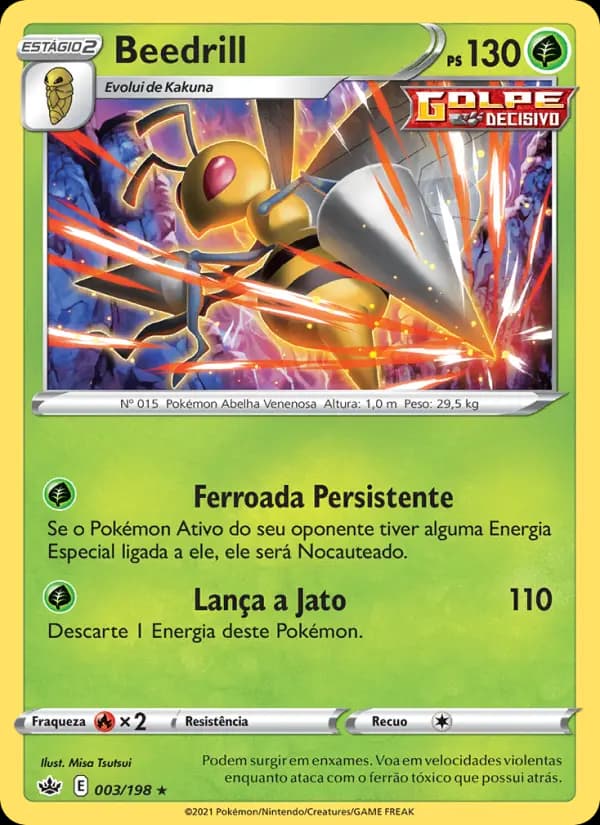 Beedrill, carta 3 de Reinado Arrepiante
