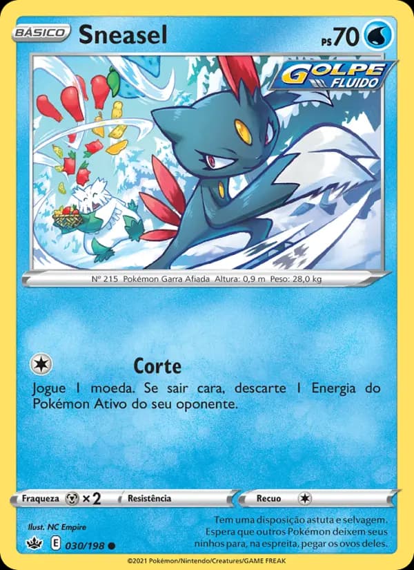 Sneasel, carta 30 de Reinado Arrepiante