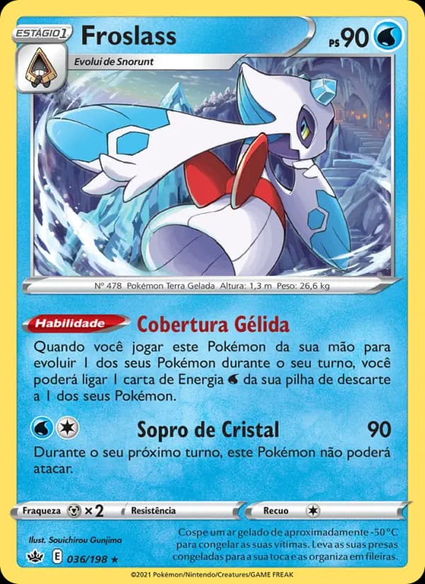 Froslass, carta 36 de Reinado Arrepiante