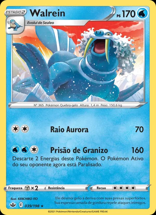 Walrein, carta 39 de Reinado Arrepiante