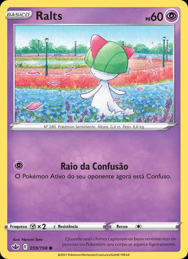 Ralts, carta 59 de Reinado Arrepiante
