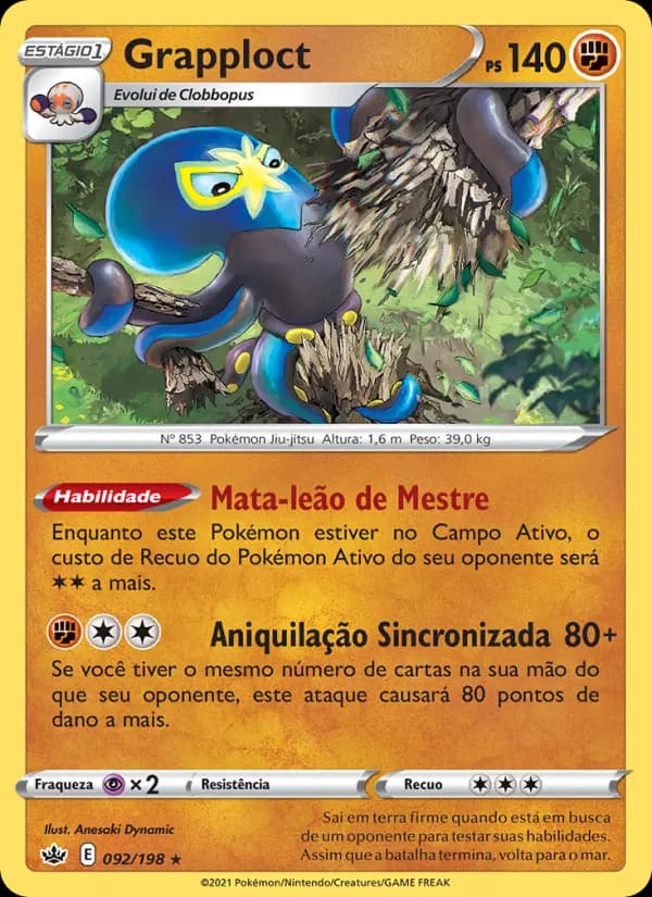 Grapploct, carta 92 de Reinado Arrepiante