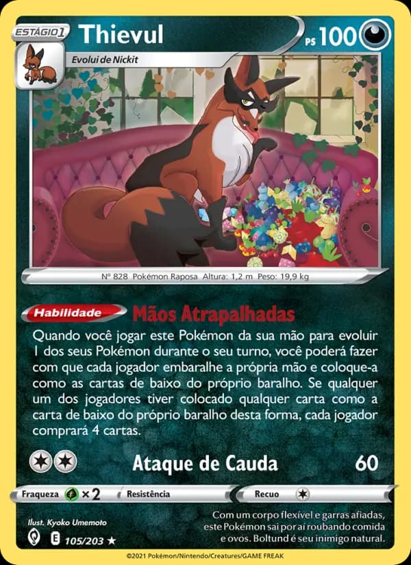 Thievul, carta 105 de Céus em Evolução